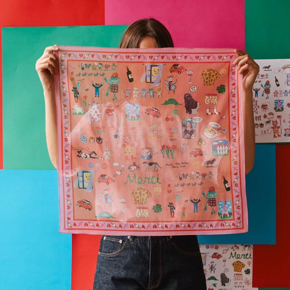 Merci x Shia McShia - Bandana - Rose - Image 5
