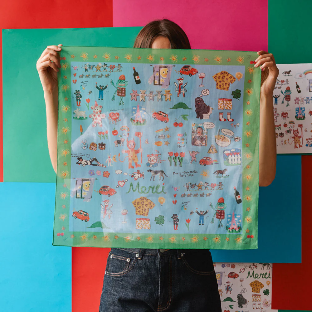 Merci x Shia McShia - Bandana - Vert - Image 6