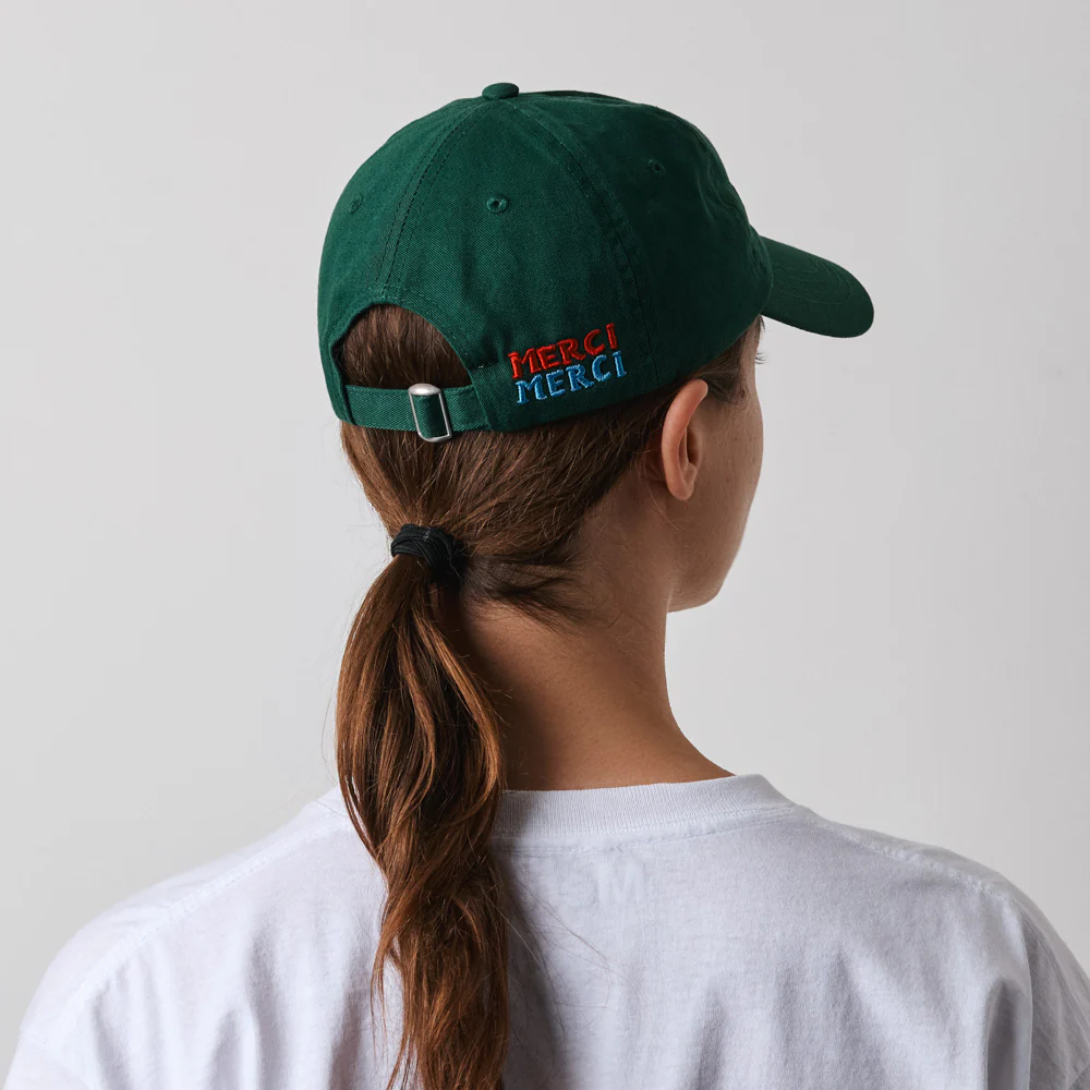 Merci x Shia McShia - Casquette Baguette Man - Vert - Image 2