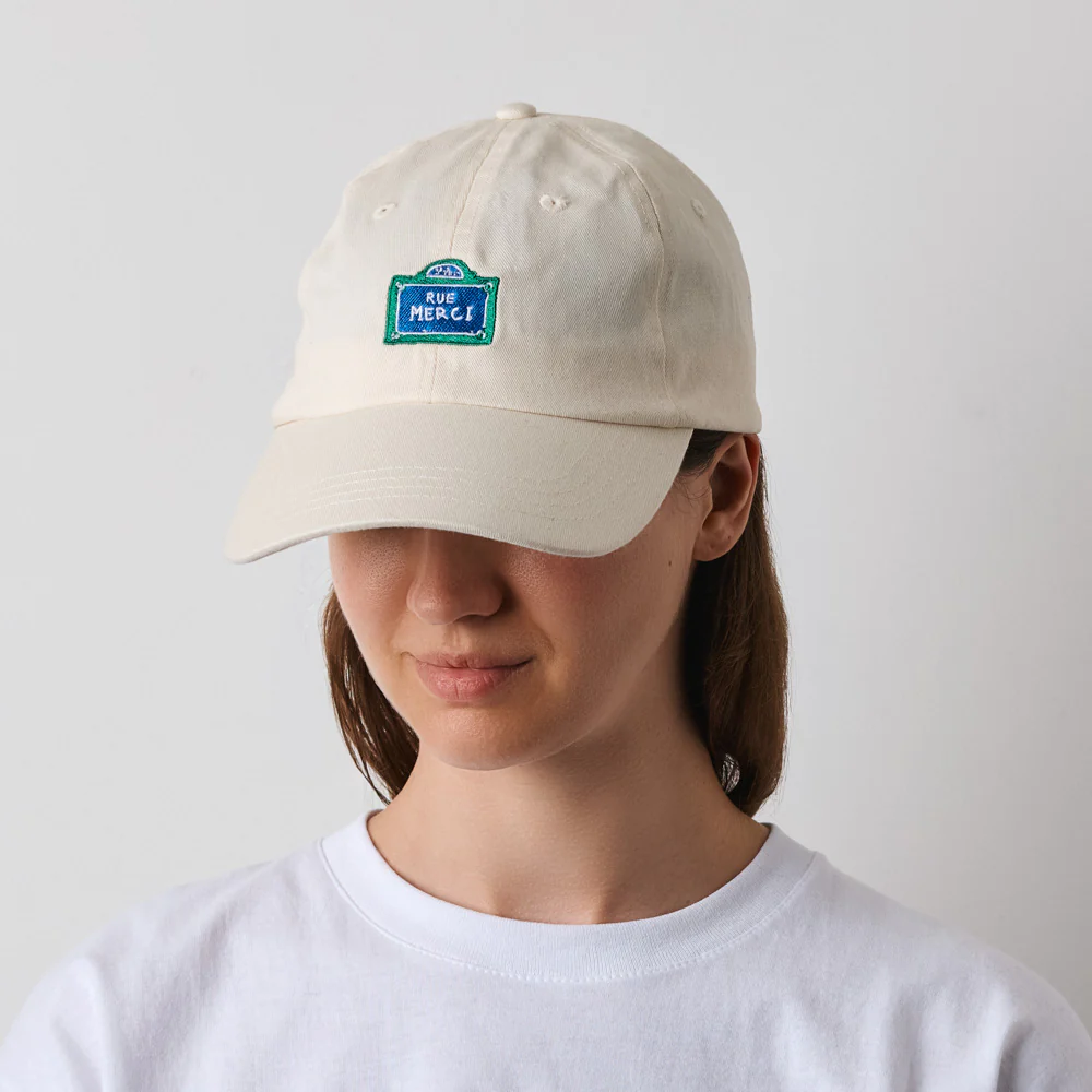 Merci x Shia McShia - Casquette Rue Merci - Ecru - Image 2