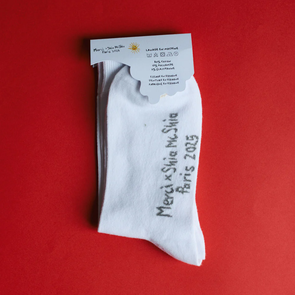 Merci x Shia McShia - Chaussettes Je suis gluten & Merci - Image 8