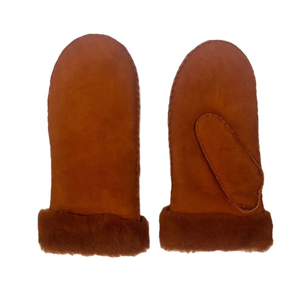 Milona - Moufles Mouton - Orange Persia - Image 2