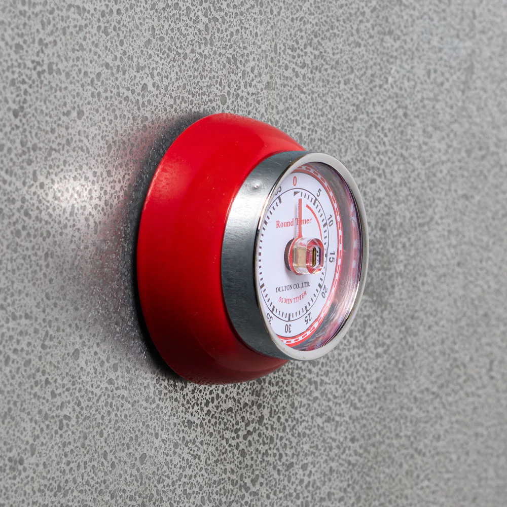Minuteur de cuisson magnétique - Rouge - Image 2