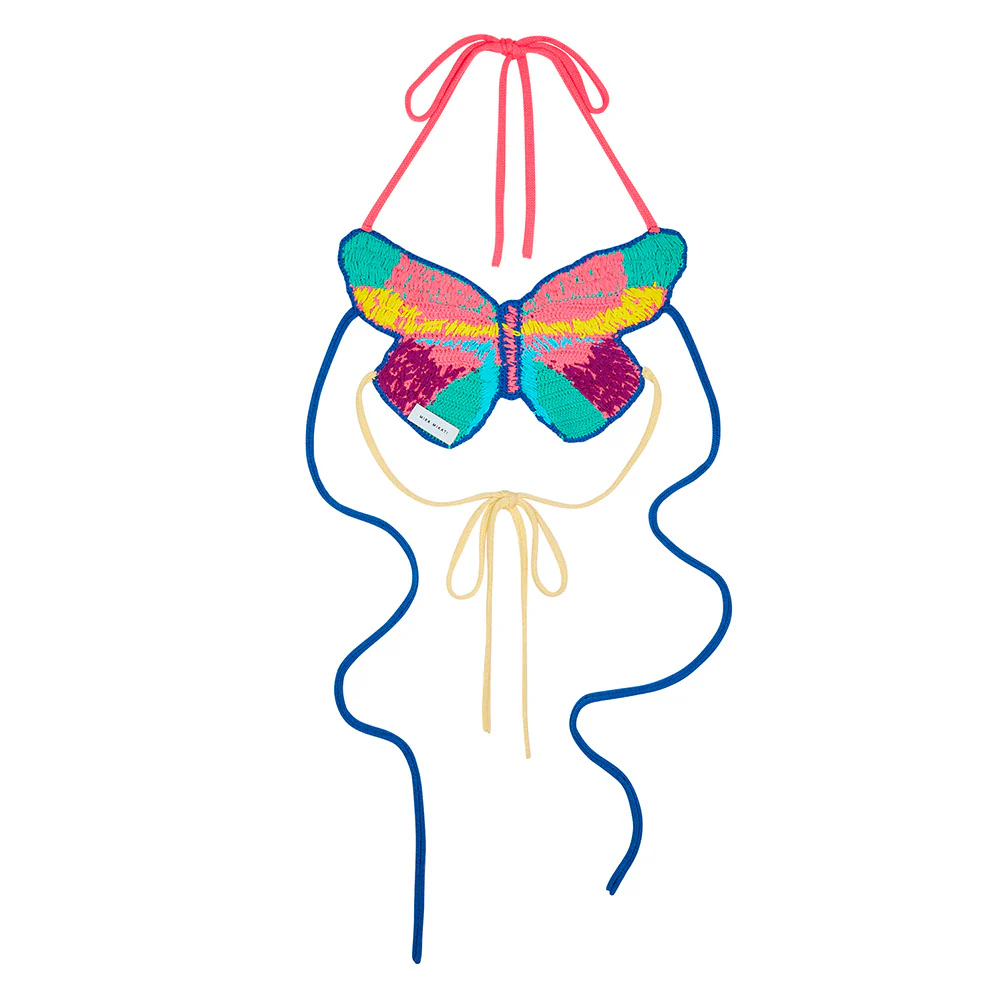 Mira Mikati - Top Papillon - Rose - Image 2