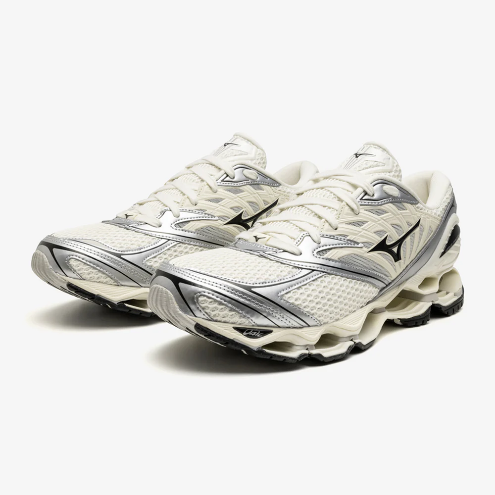 Mizuno - Baskets Wave Prophecy LS - Pristine Noir Argent - Image 2