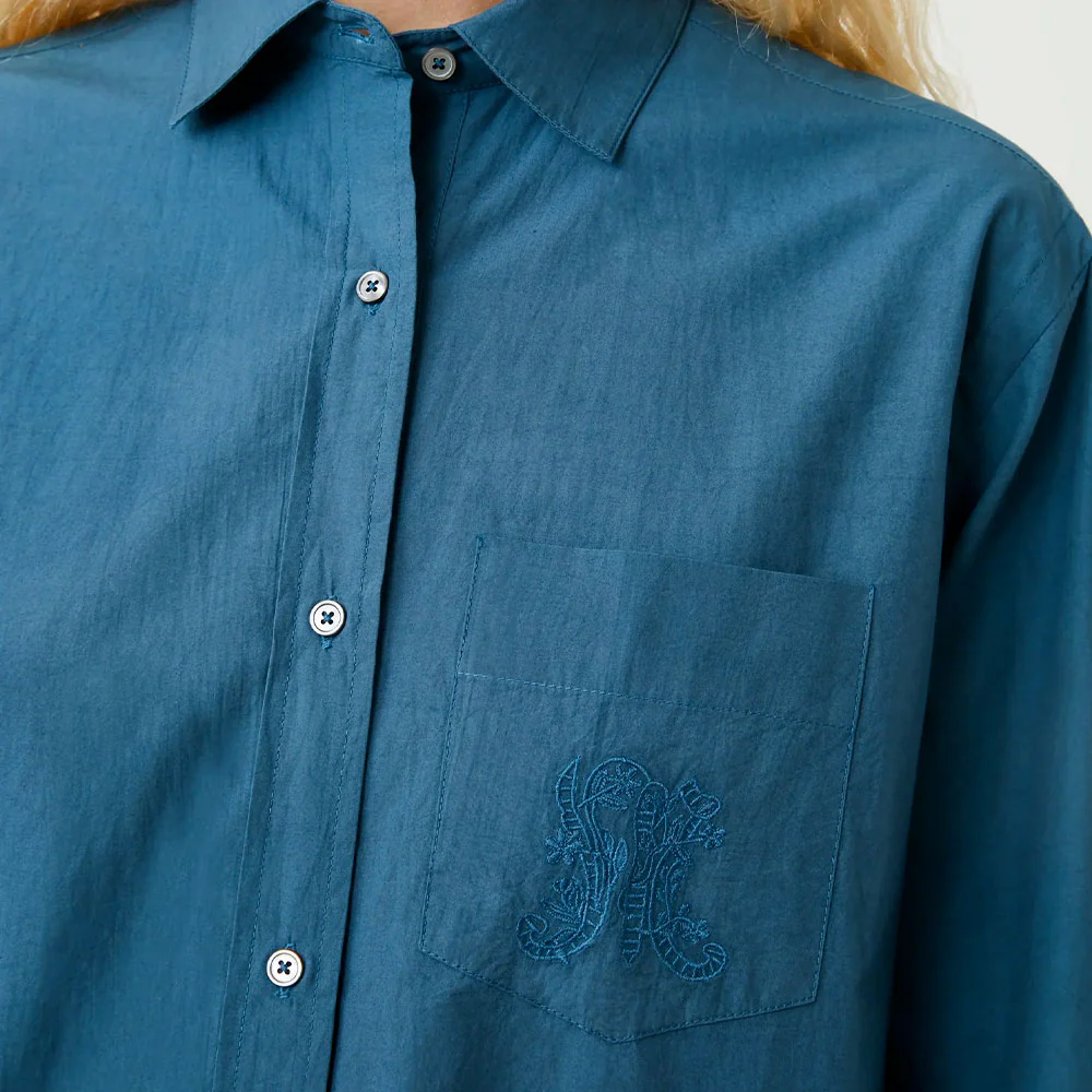 Moismont - Chemise Michelle N°829 - Indigo - Image 4