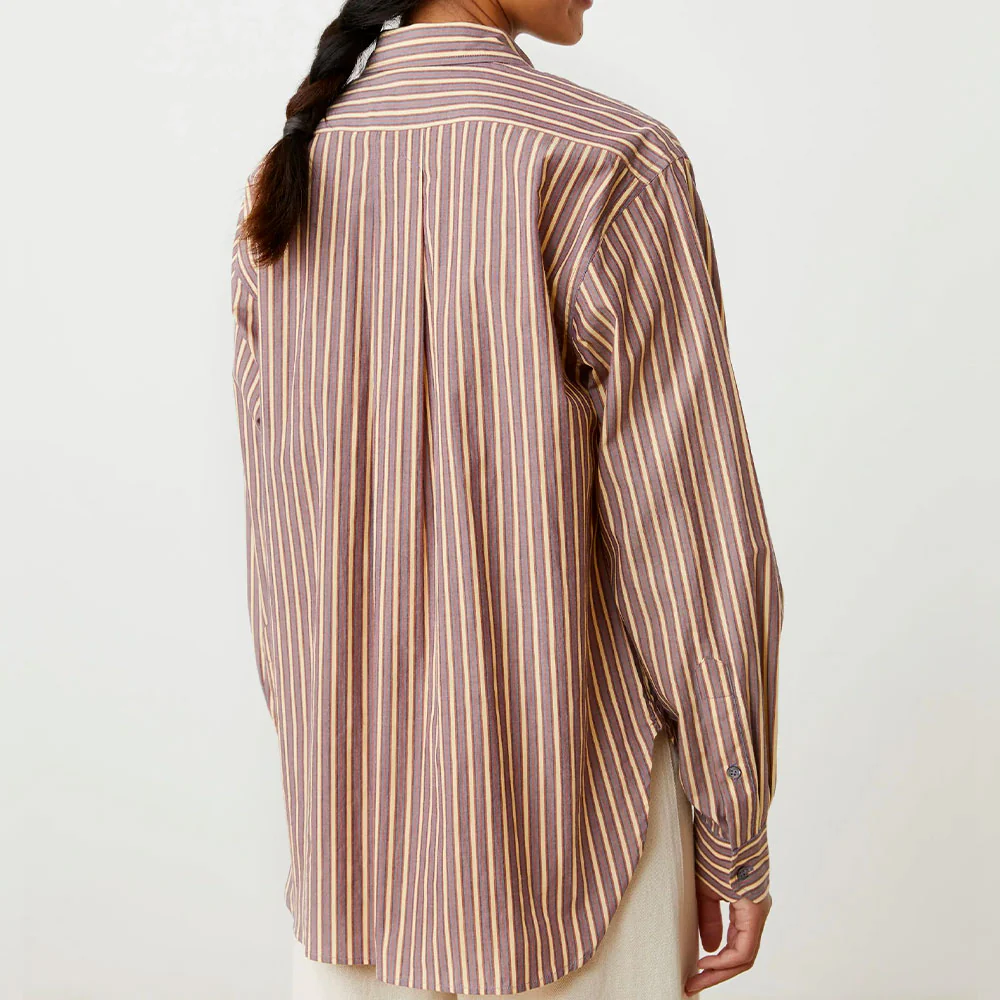 Moismont - Chemise Michelle N°829 - Pop Stripes Garnet - Image 3