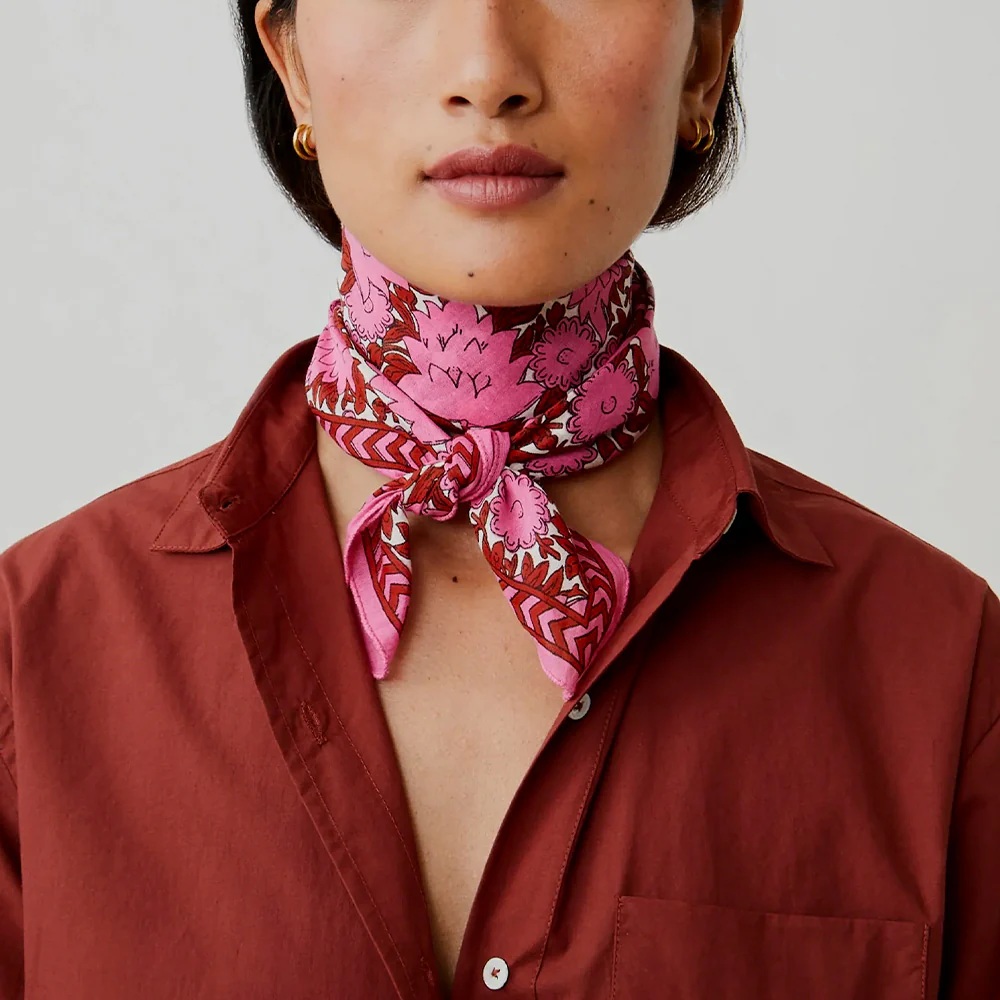 Moismont - Foulard Ajmer N°791 - Pop Pink