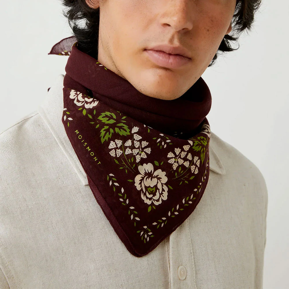Moismont - Foulard Fichu N°652 - Garnet - Image 2