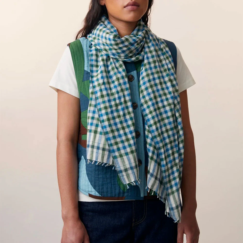 Moismont - Foulard n°769 - Vert bouteille