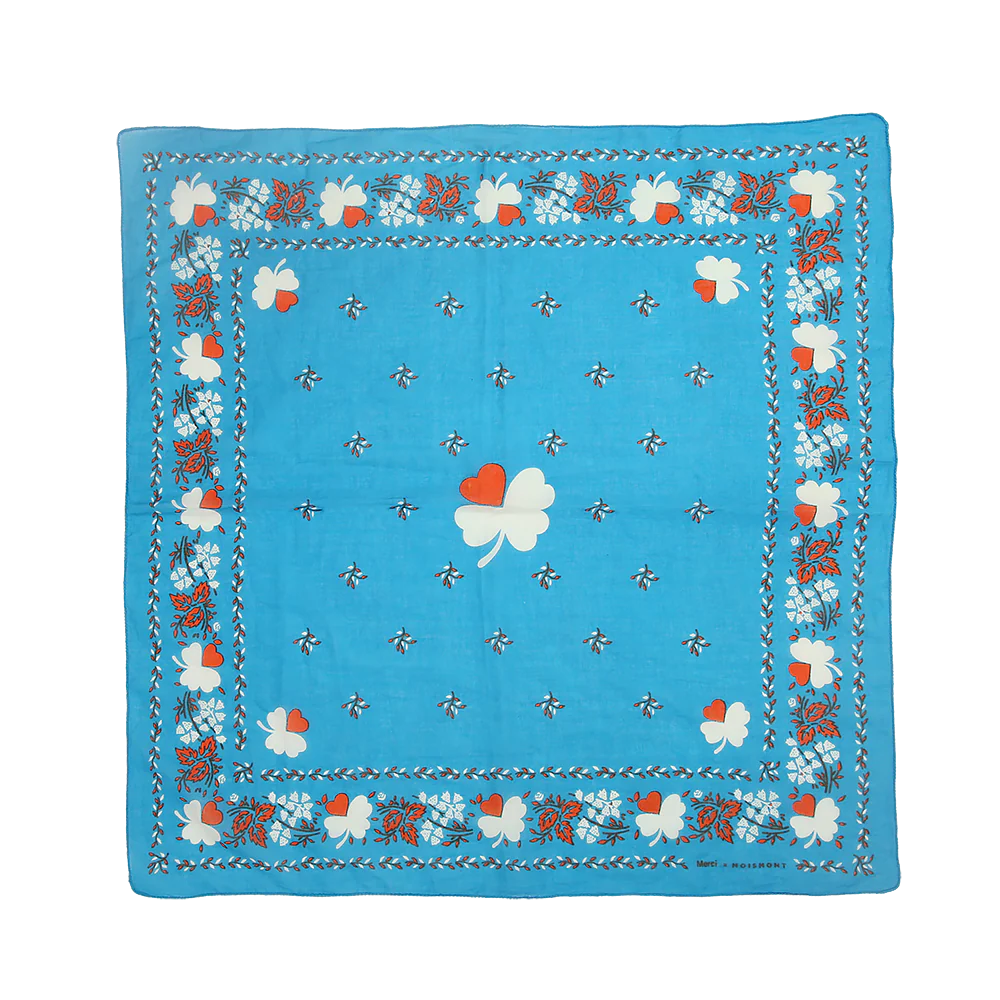 Moismont x Merci - Bandana Trèfle - Turquoise - Image 2