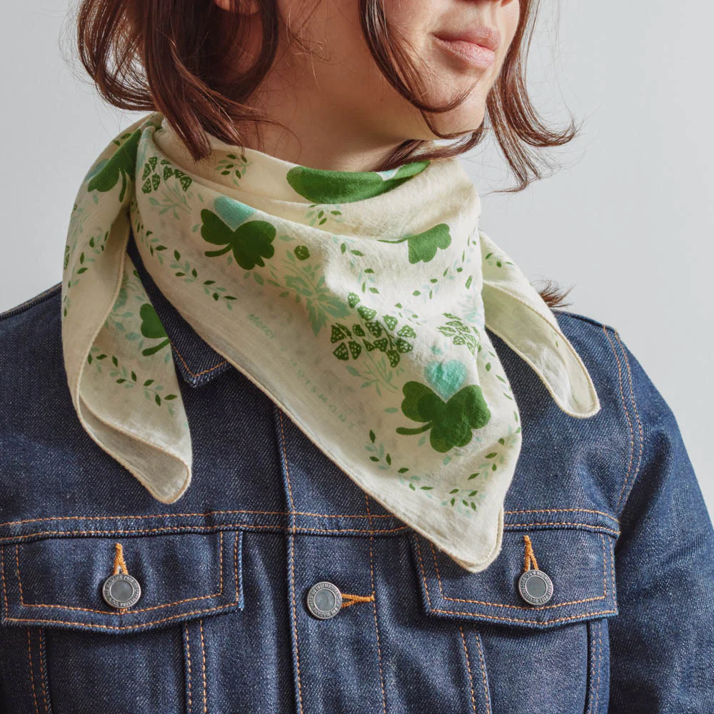 Moismont x Merci - Bandana Trèfle - Vert - Image 3