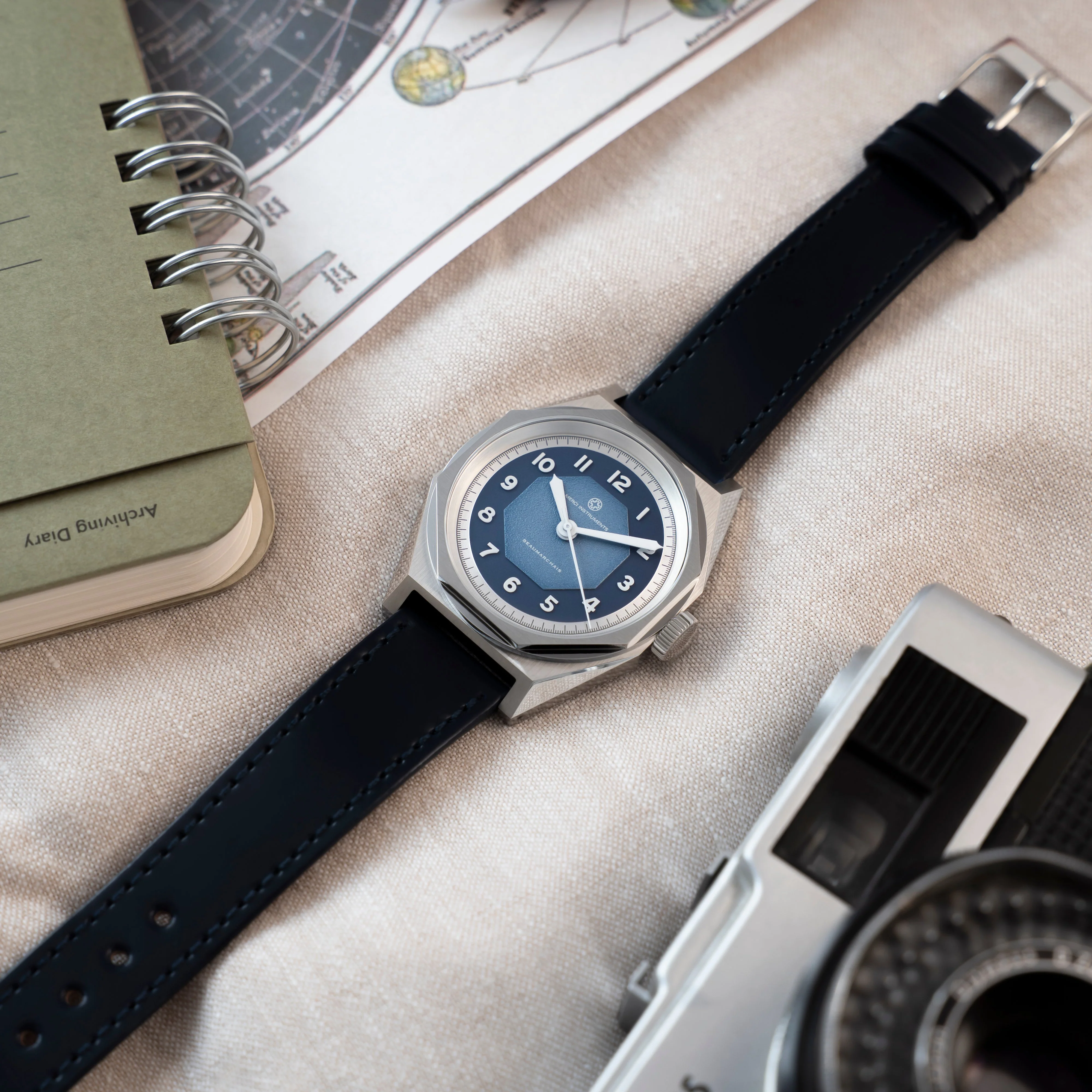 Montre Beaumarchais - Aeon Blue - Image 11
