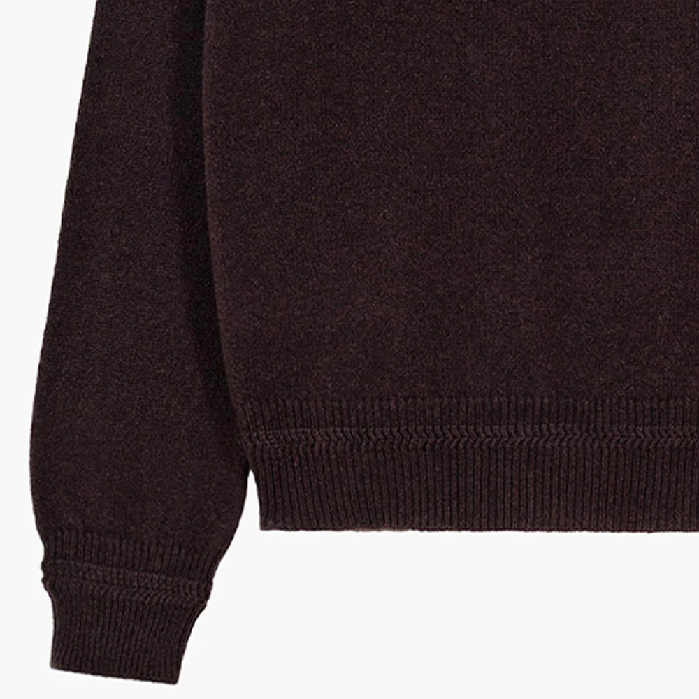 Museum Garments - Maille Boxy - Marron Foncé - Image 3