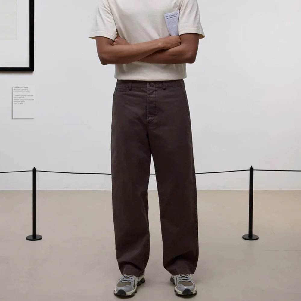 Museum Garments - Pantalon Chino Offduty - Marron - Image 2