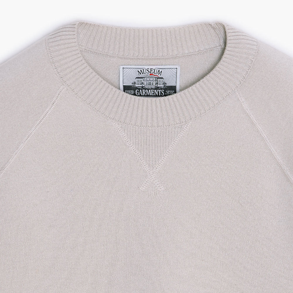 Museum Garments - Sweat Raglan Athletic - Gris Clair - Image 5