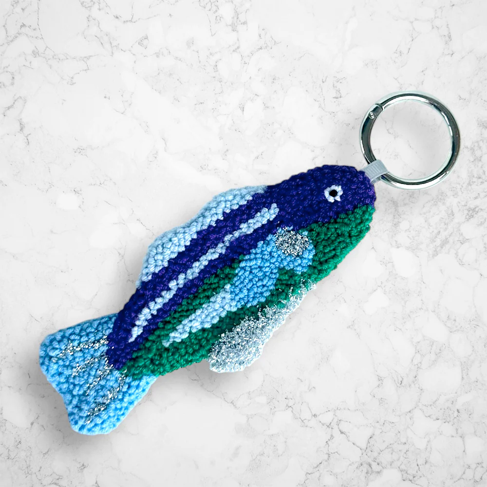 N2 Studio - Porte Clé Sardine - Marine et Foret