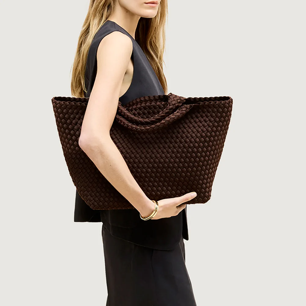 Naghedi - St Barths Medium Tote - Chocolat - Image 2