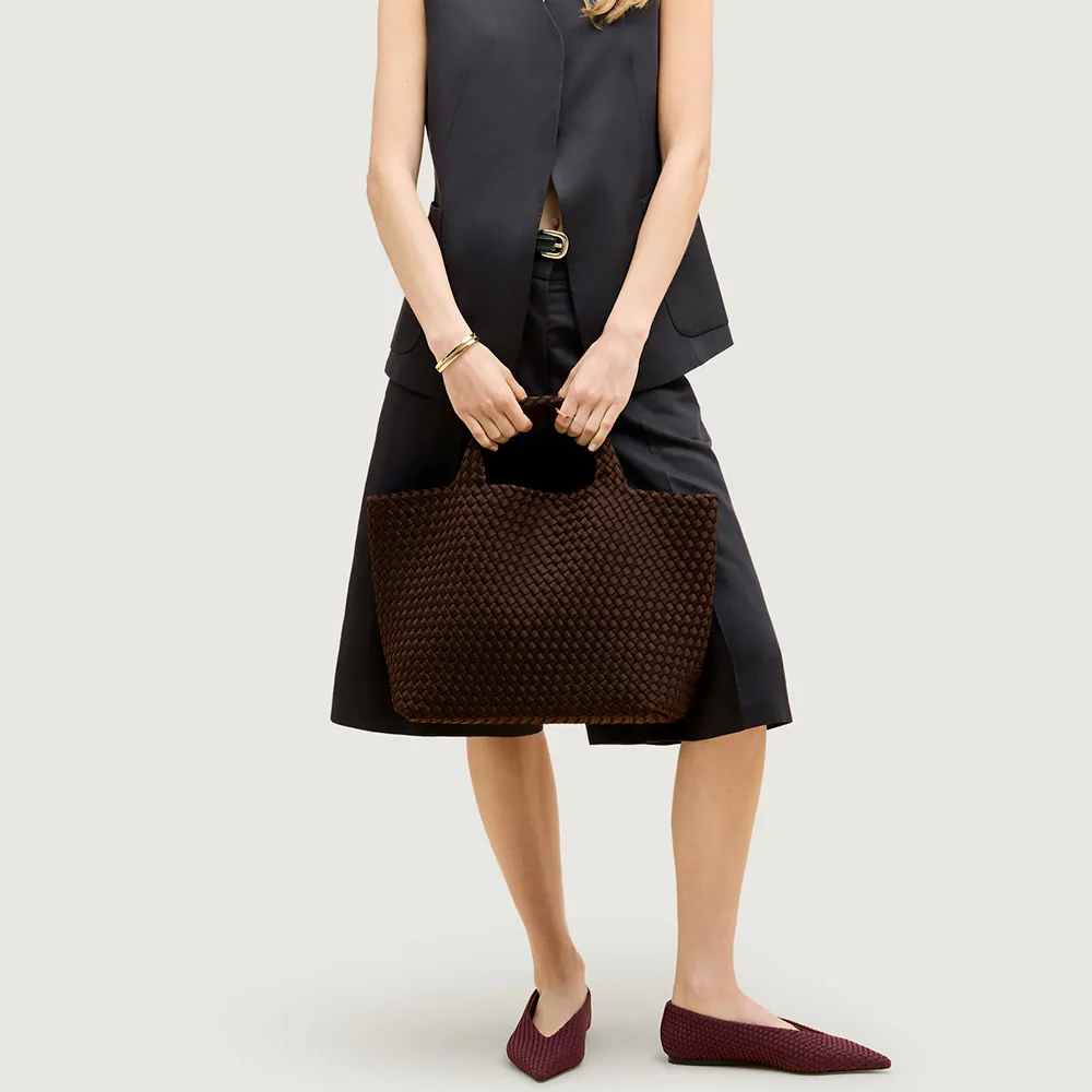 Naghedi - St Barths Medium Tote - Chocolat - Image 3