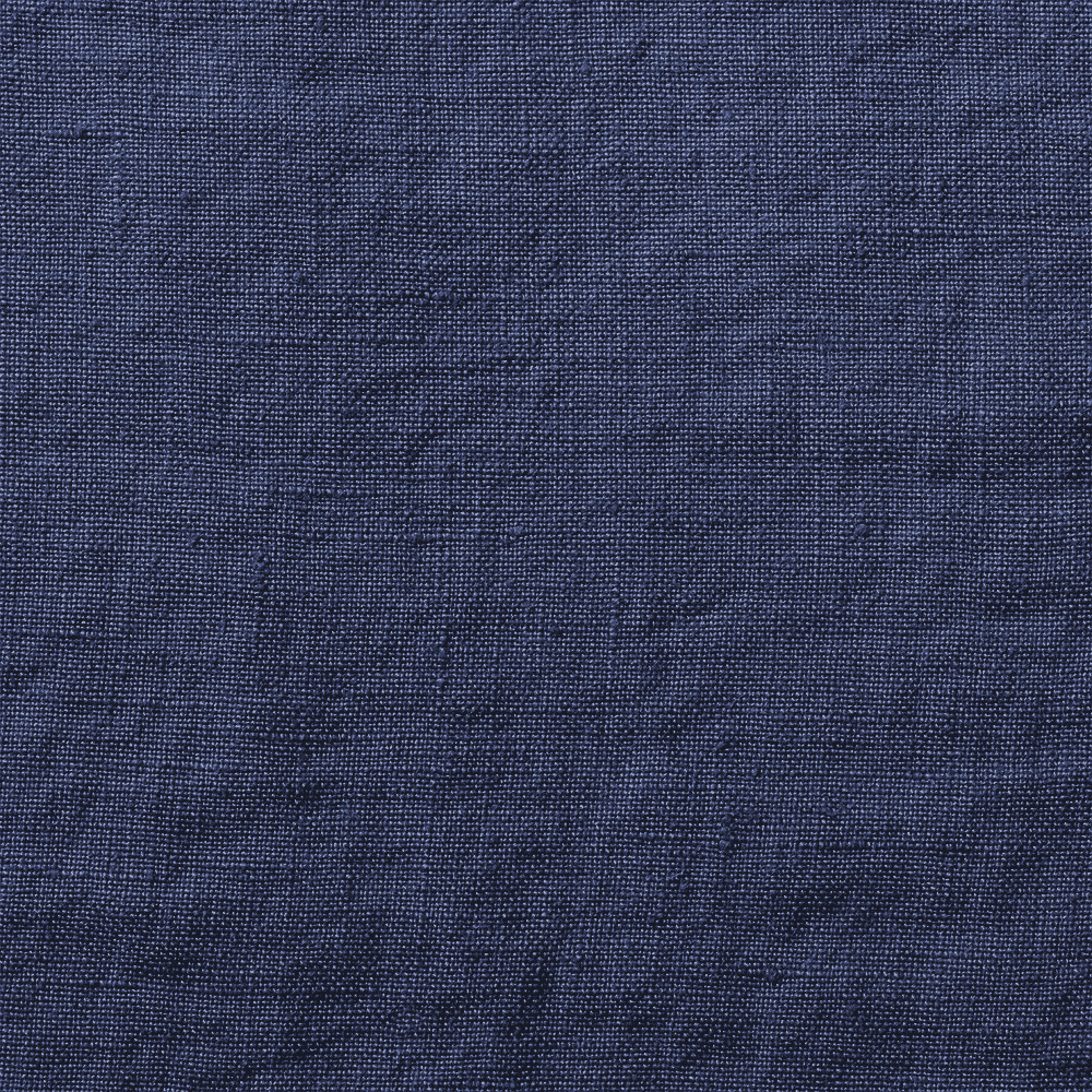 Nappe en lin lavé - Bleu Shibori - Image 4