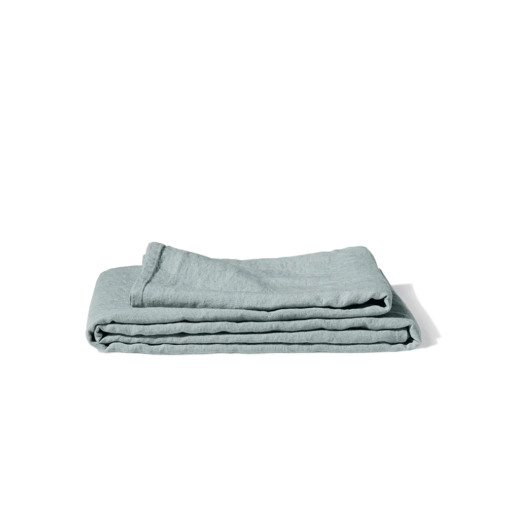 Nappe en lin lavé - Gris Vésuve - Image 6
