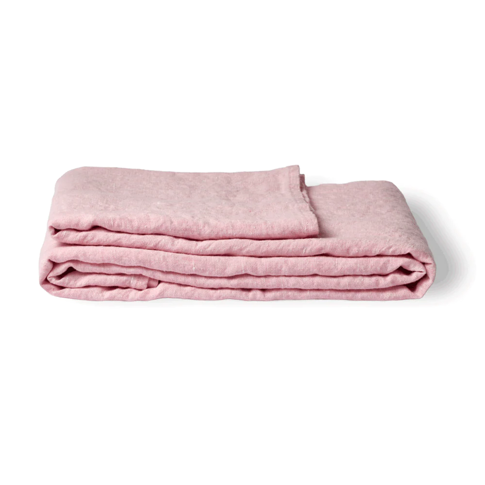 Nappe en lin lavé - Rose Granité - Image 3