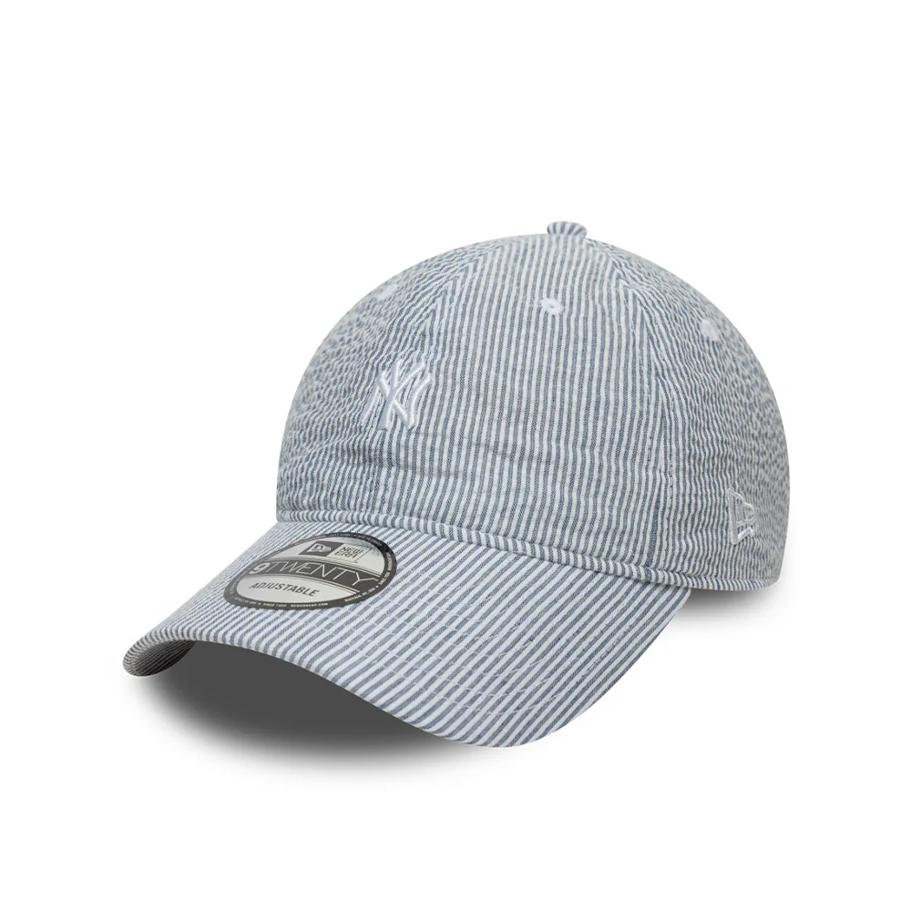 New Era - Casquette Seersucker 9Twenty - Bleu Blanc - Image 2