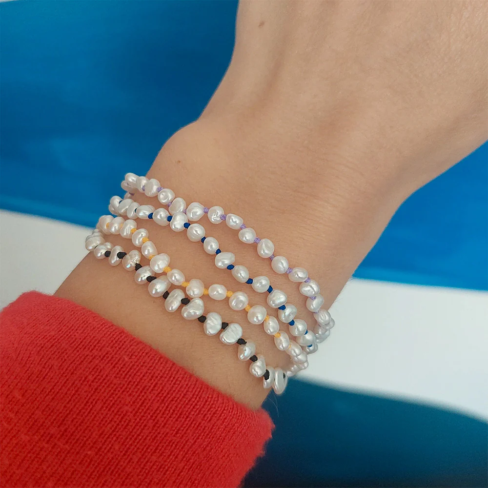 Nina Janvier - Bracelet Mini Soga - Bleu Argent