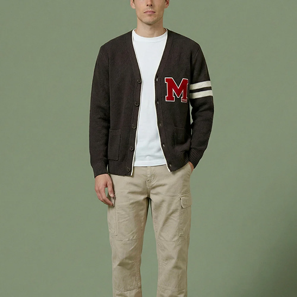 Nitto Knitwear - Cardigan Youri X Merci - Marron - Image 2