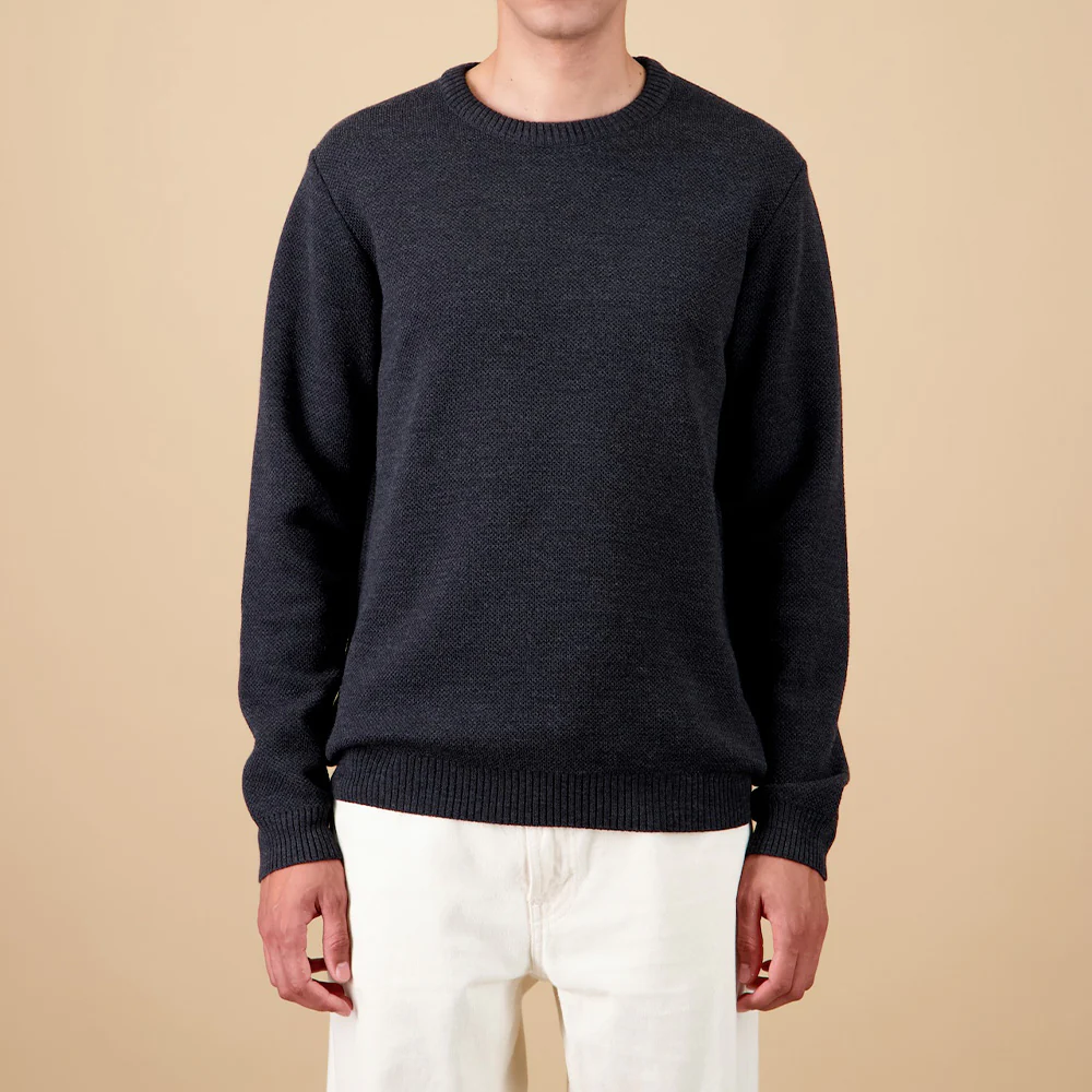 Nitto Knitwear - Pull Youri - Anthracite - Image 2