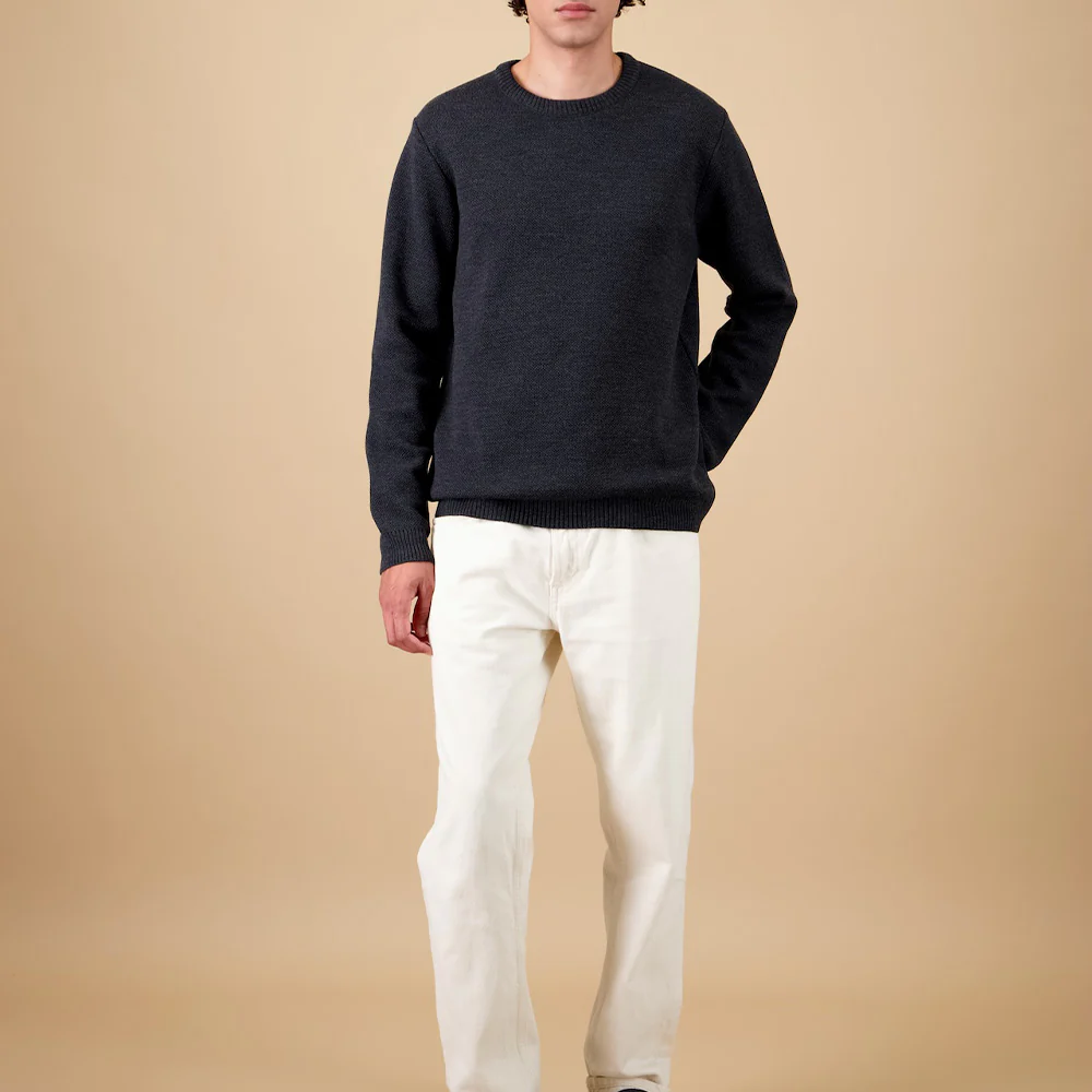 Nitto Knitwear - Pull Youri - Anthracite - Image 3
