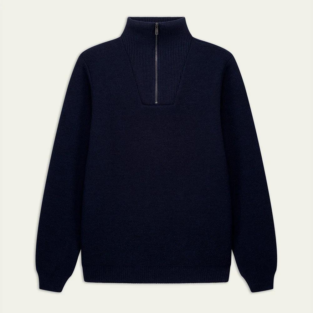Nitto Knitwear - Pull Youri Camionneur - Marine