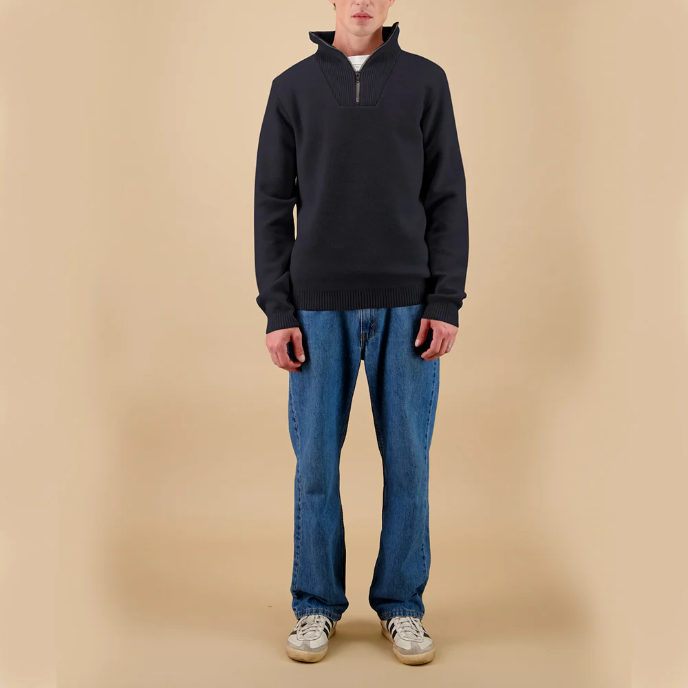 Nitto Knitwear - Pull Youri Camionneur - Anthracite - Image 4