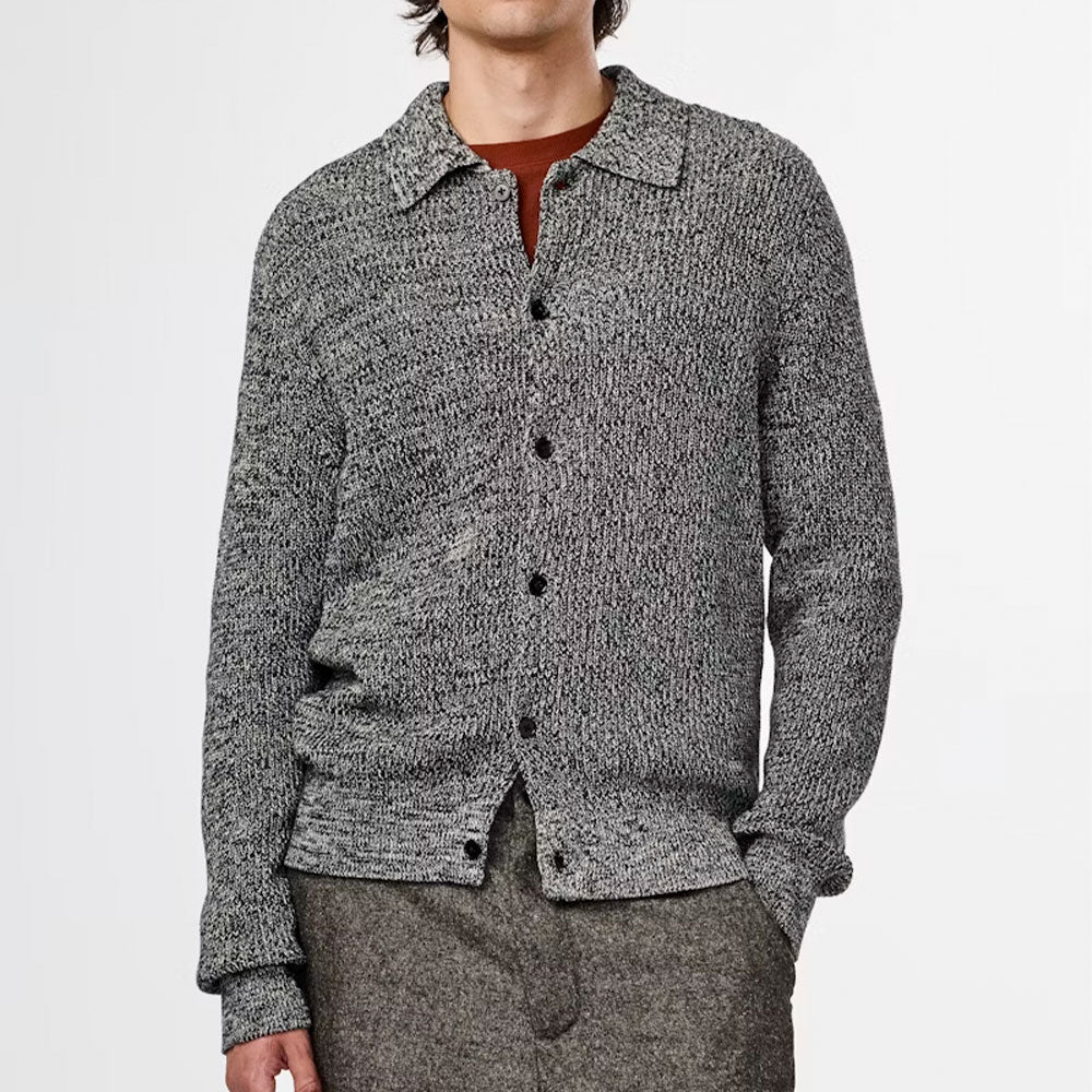 NN. 07 - Cardigan Polo Jacobo - Noir Multi - Image 2