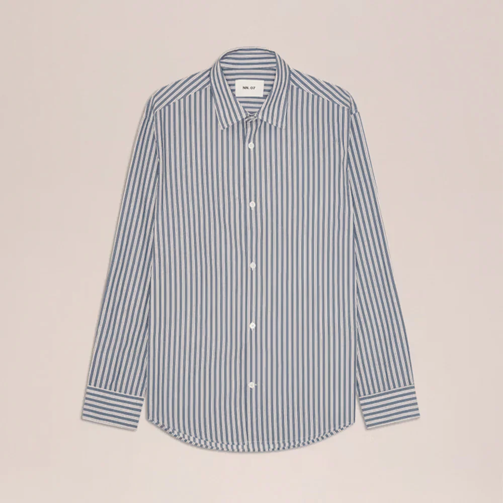 NN07 - Chemise Freddy 5973 - Bleu Rayé