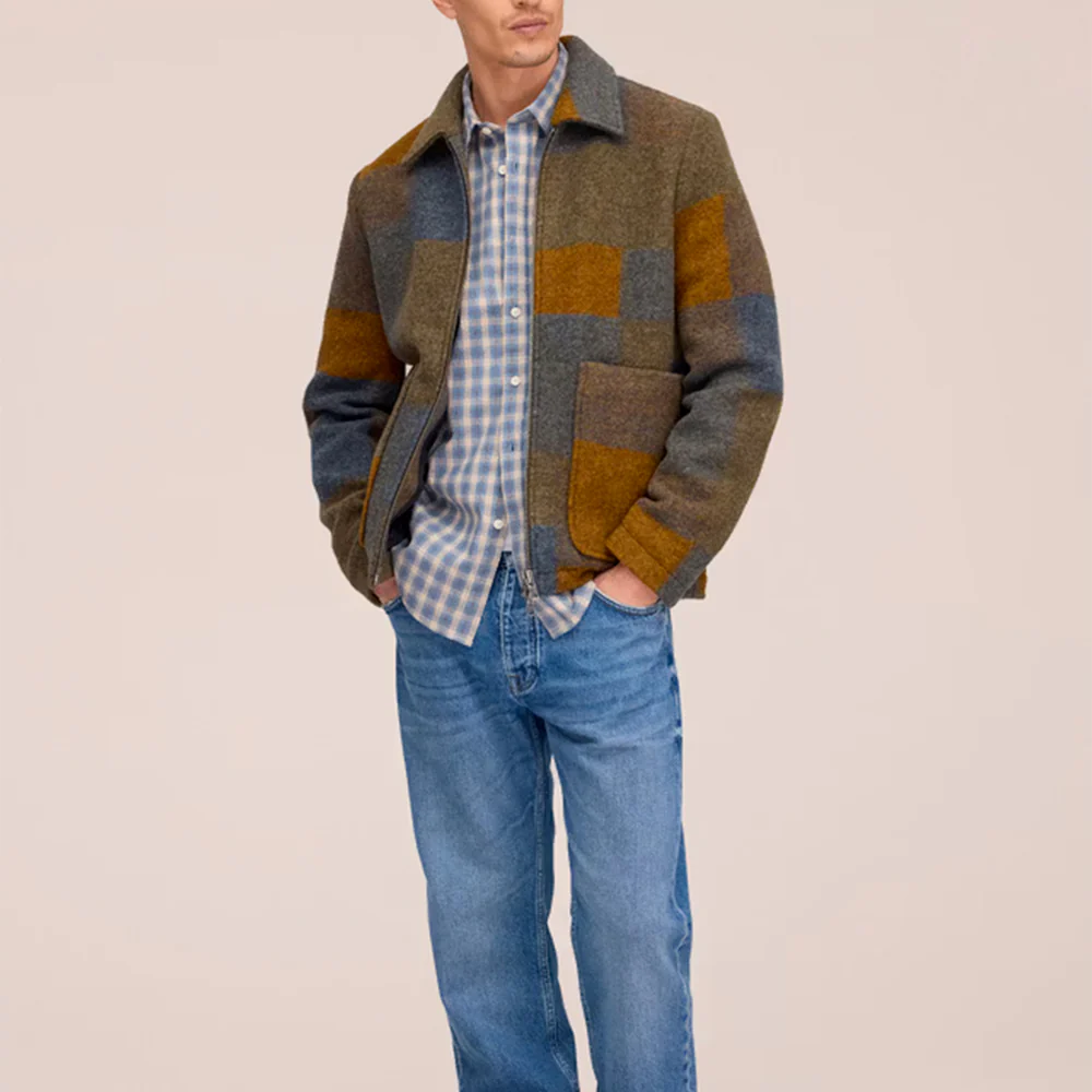 NN07 - Veste Gael - Brown Check - Image 2
