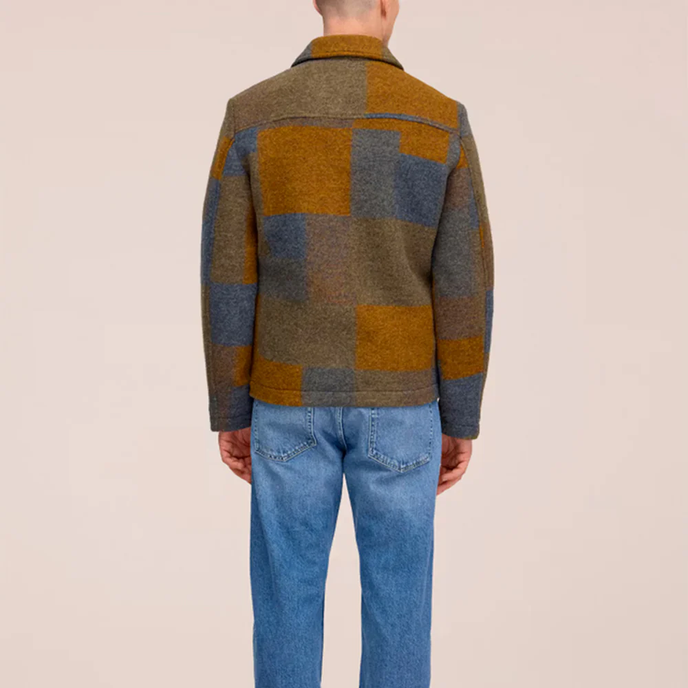 NN07 - Veste Gael - Brown Check - Image 3