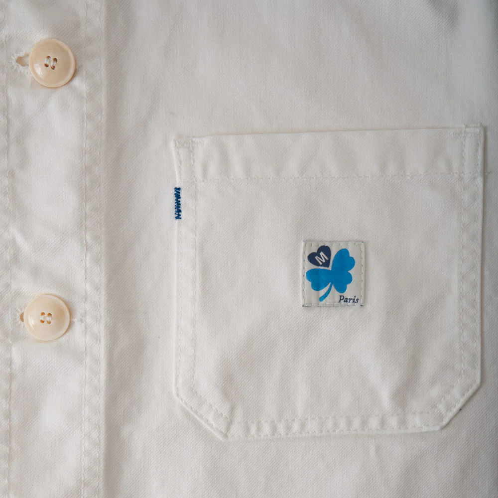 Le Laboureur x NN. 07 x Merci - Veste Tréfle Coeur - Bleu - Image 2