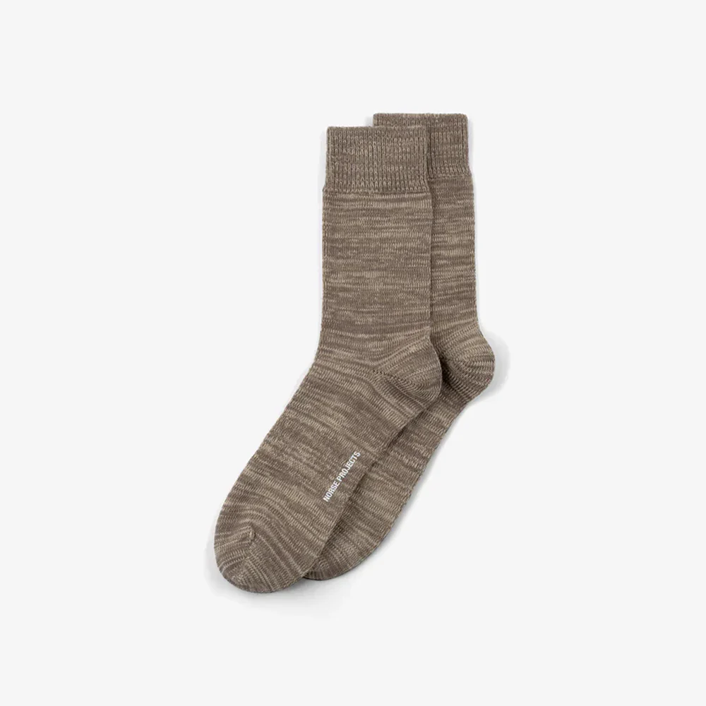 Norse Projects - Chaussettes Bykle Twist - Vetiver