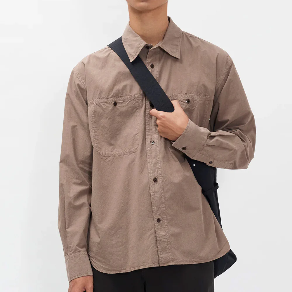 Norse Projects - Chemise Falster - Walnut - Image 2