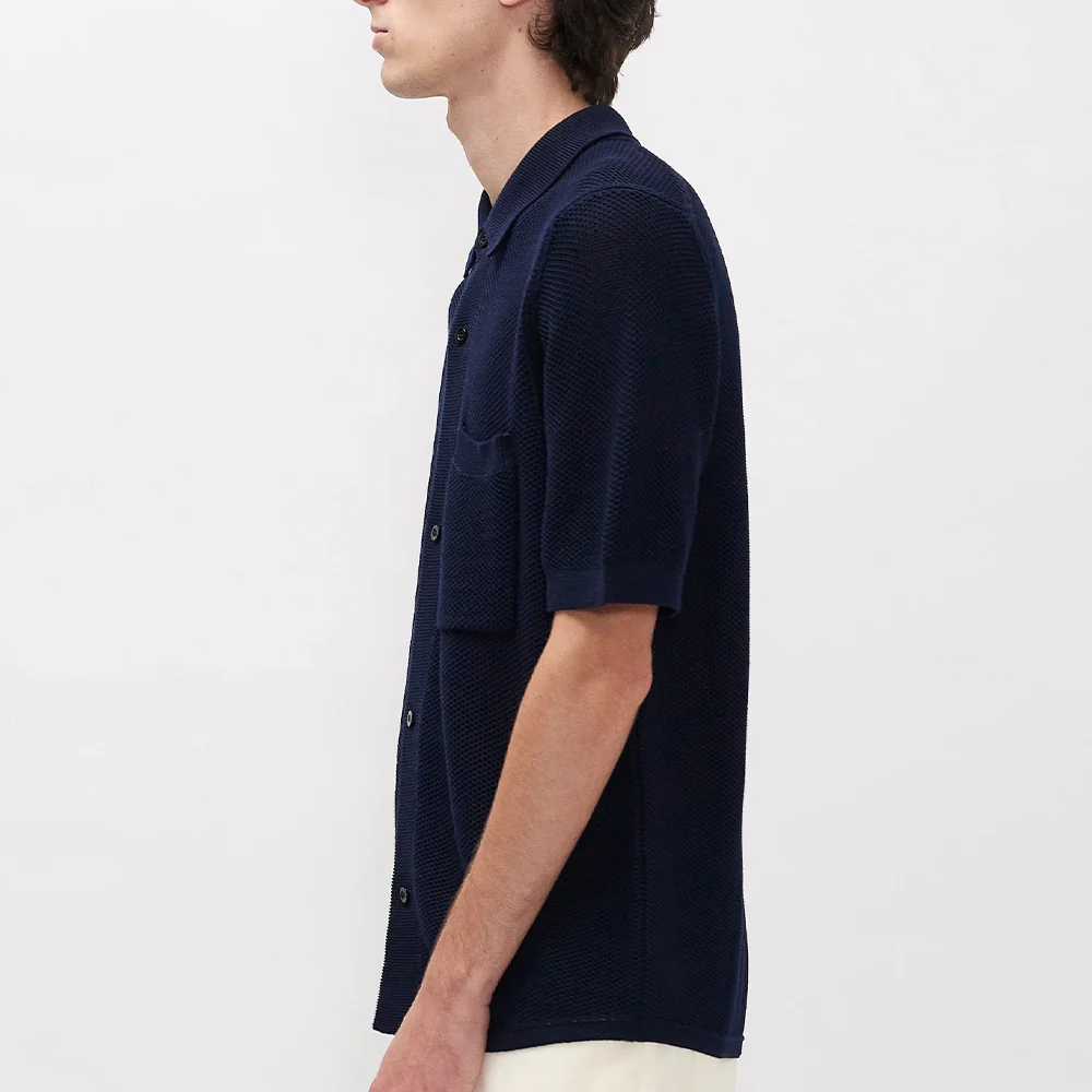Norse Projects - Chemise Fredensborg - Marine - Image 3