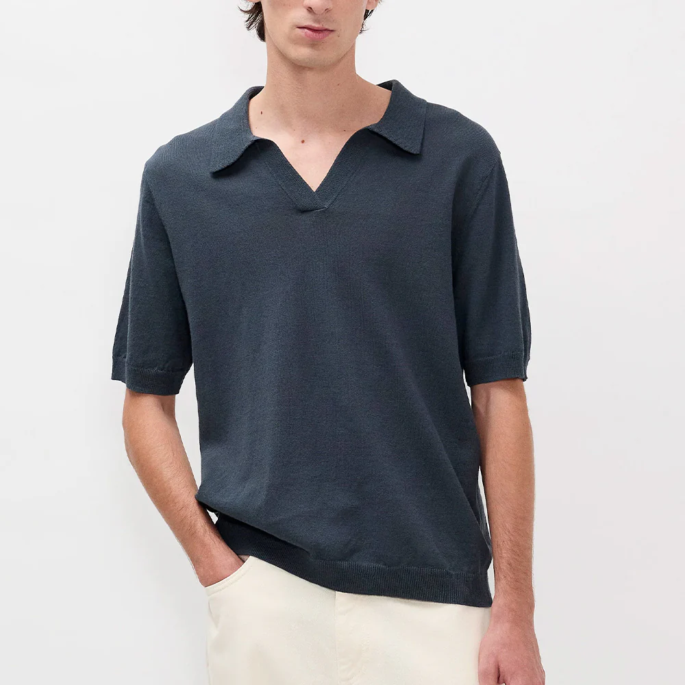 Norse Projects - Polo Anholt - Graphite - Image 2