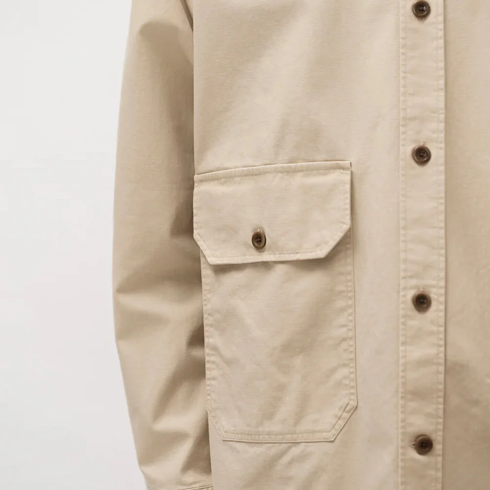 Norse Projects - Surchemise Espevik - Beige - Image 5