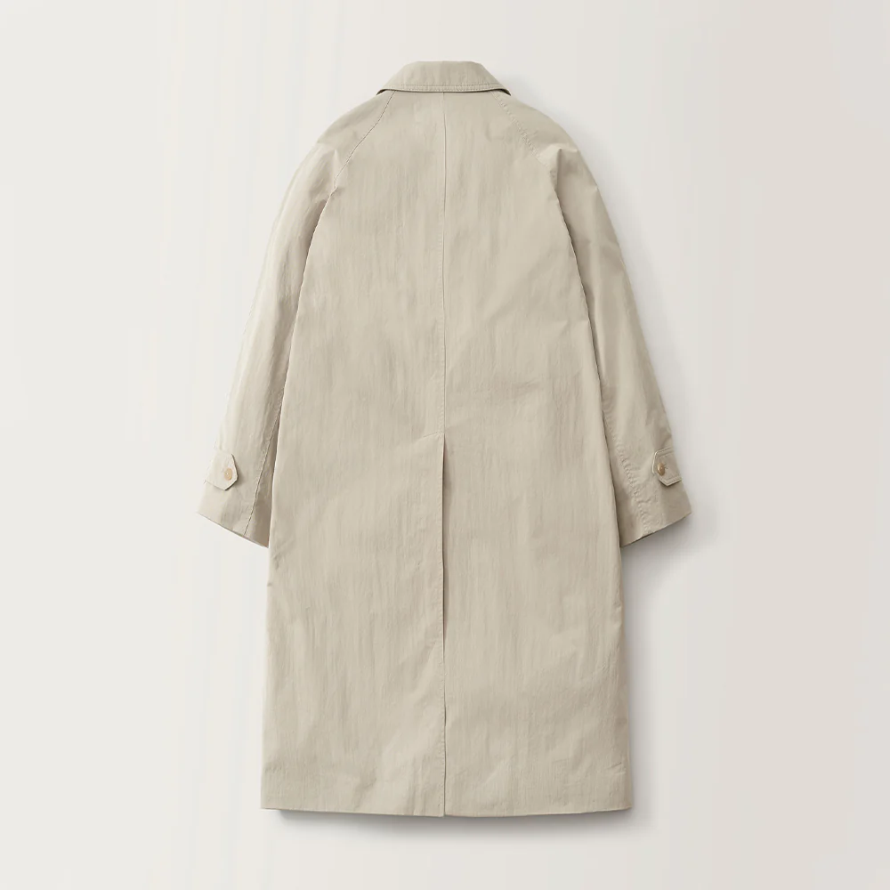 Nothing Written - Manteau Balmacaan Oversize - Beige - Image 7