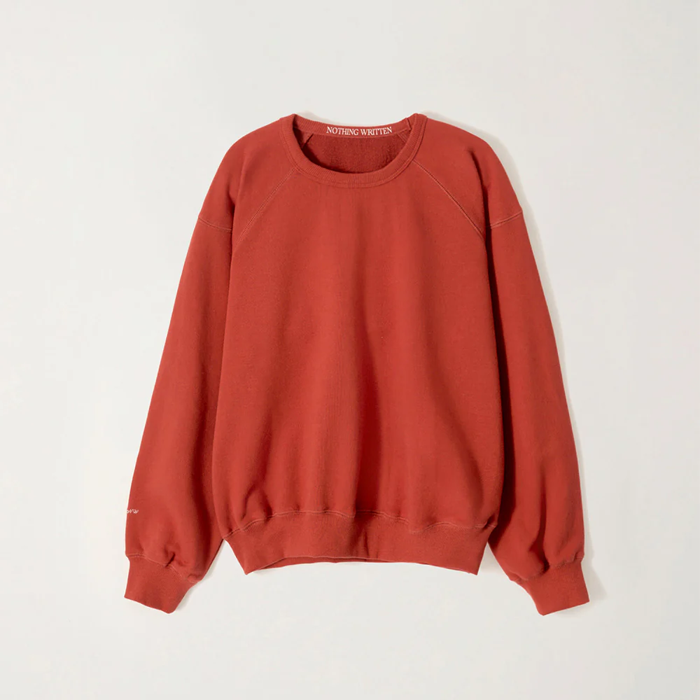 Nothing Written - Sweat ras du cou - Brique vintage