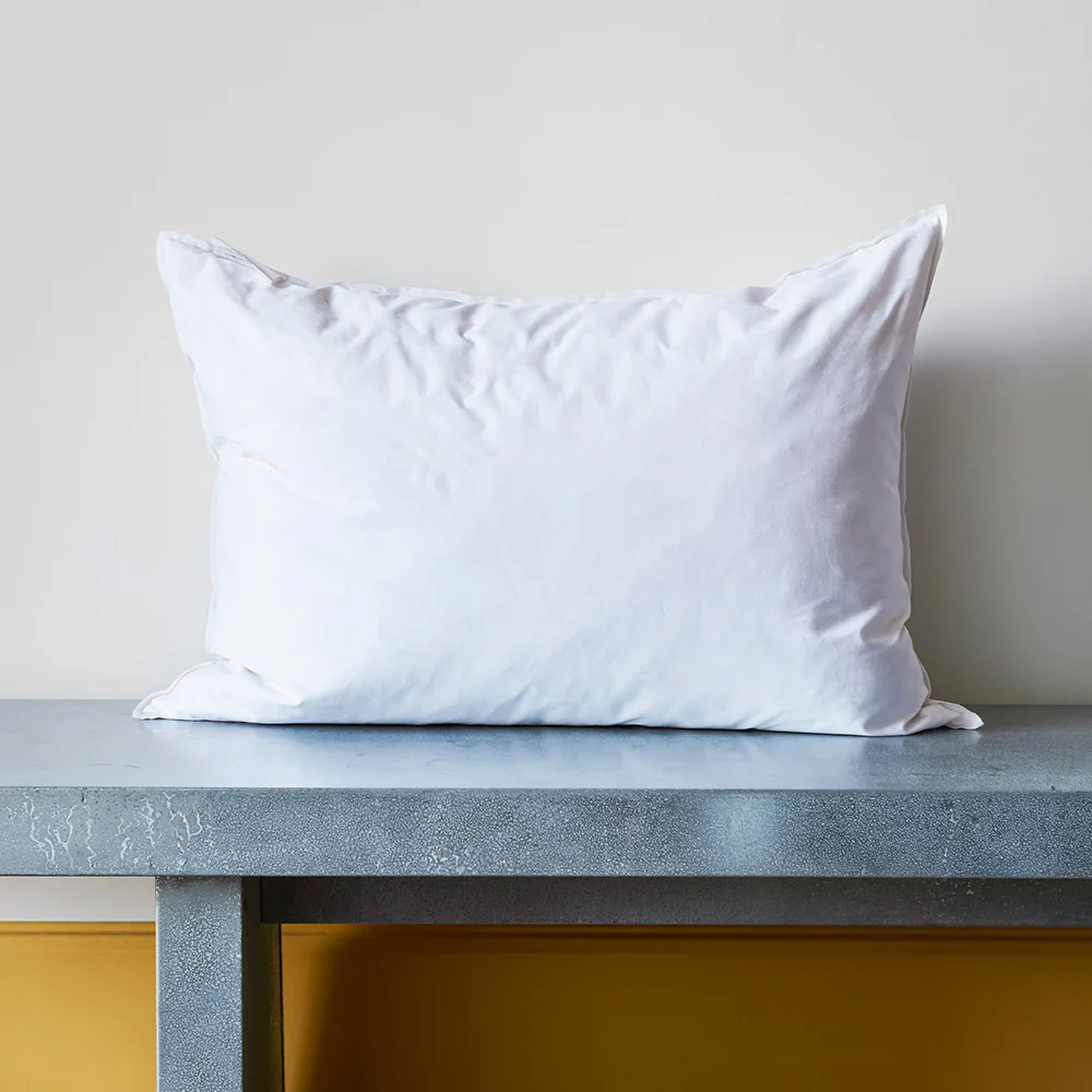 Intérieur de coussin en plume d'oie - Blanc - Image 6