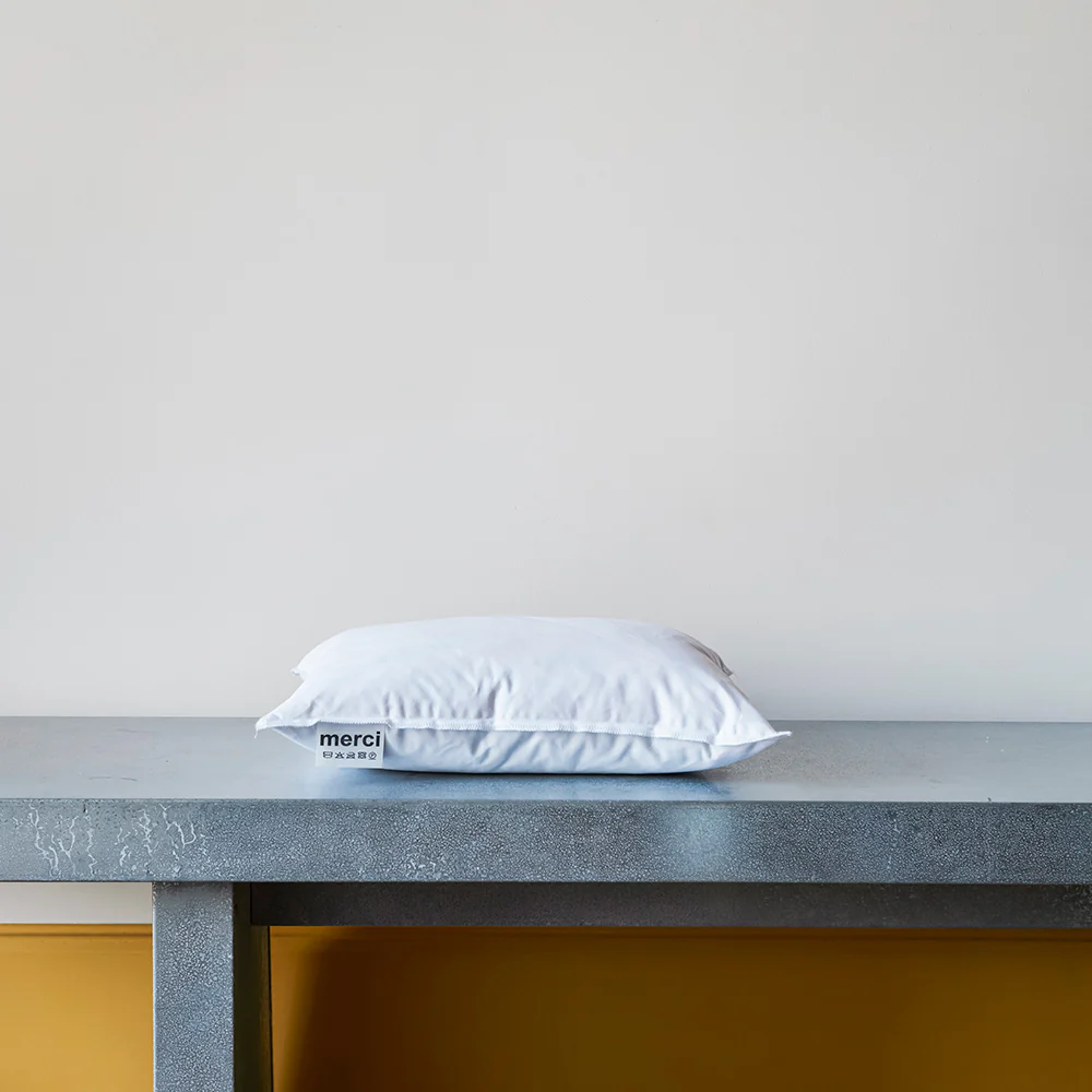 Intérieur de coussin en plume d'oie - Blanc - Image 8