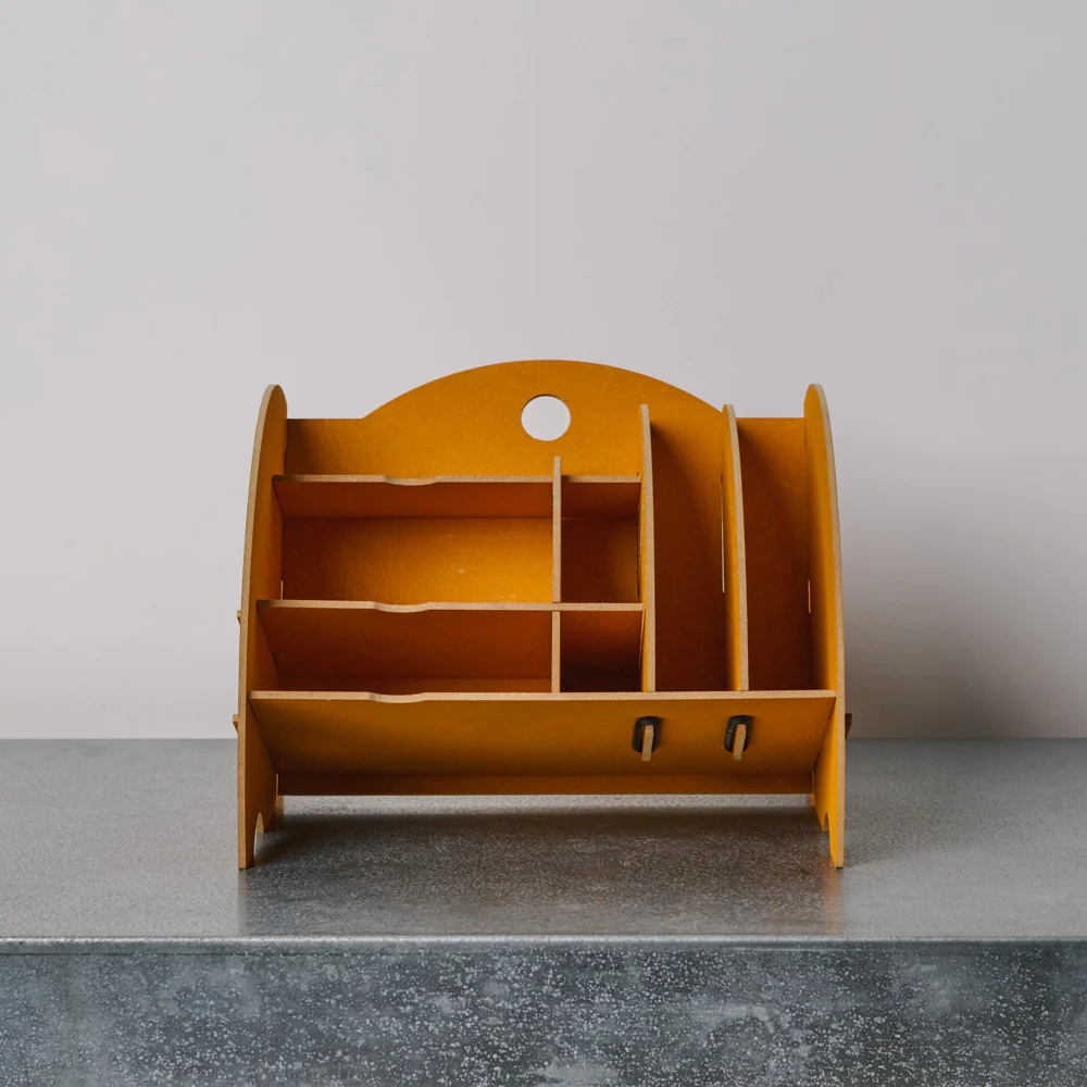 Organisateur de bureau - Jaune - Image 2