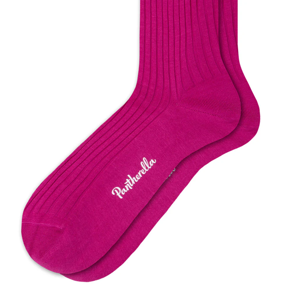 Pantherella - Chaussettes Danvers - Fuschia - Image 2