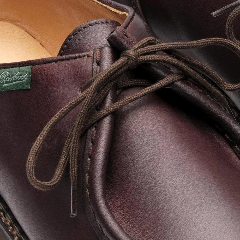 Paraboot - Derbies Michael en cuir - Lisse Marron - Image 3